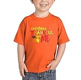 HAASE UNLIMITED Everyone is Thankful for Me Tシャツ US サイズ: 3T カラー: オレンジ