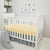Babyhaven POP! Sunshine 3 Piece Crib Bedding Set | Grey & Yellow Nursery Design by Babyhaven