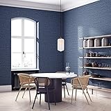 【Amazon 限定ブランド】 QD-BYM 壁紙シール 壁紙 はがせる 賃貸OK クロス 無地 リンネル調 60cm×10m 素材感 簡単貼付シール 防水 防潮 リビングルーム 浴室 キッチン