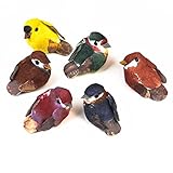 工場直接クラフトパッケージの24 Tiny Assortedカラーミニチュアマッシュルーム鳥forインドアEmbellishing、工芸と作成