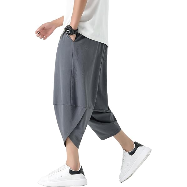 Amazon | [Fasshonrida] サルエルパンツ メンズ ズボン 夏用