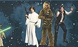 York Wallcoverings dy0287bd DisneyキッズIII Star Wars Classic Characters Border、ブルー