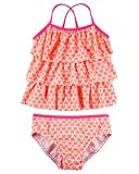 carter's (カーターズ) ベビー ガールズ タンキニ 上下セット セパレート 水着 (ハート) 2-Piece Heart Tankini Swimsuit Set (12M(70cm))