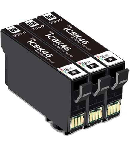 Amazon.co.jp: EPSON エプソン IC4CL75 対応 ICBK75 ブラック