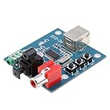 P Prettyia ボード 約3.5mm アナログ 出力 F/PC　PCM2704 USB DAC→ S/PDIF　サウンド カード デコーダ