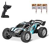 LOUJIN S658 RCカーミニリモートコントロールカーキッズ用2.4GHz 1:32 RCカー、LEDライト付き20KM / H高速レーシングカー、3バッテリー