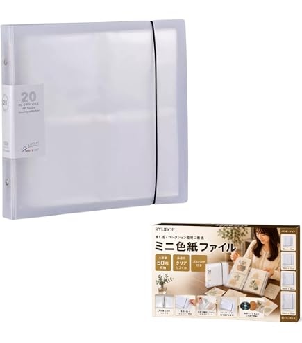 Amazon | 呉竹 ファイル 色紙ファイル KN20 | クリアホルダー | 文房具