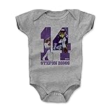 500レベルのStefon Diggs Infant & Baby Onesieロンパース – MinnesotaサッカーファンギアNFL公認選手Association – Stefon Diggsゲ