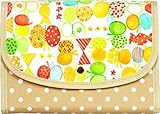 Pouche(ポーチェ) 母子手帳ケース ジャバラ リボンちょうちょキャンディー (イエロー) pojb3-74724-1-4-2