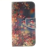 Samsung Galaxy S6 ケース, UNEXTATI 手帳型ケース, Samsung Galaxy S6 ケース カバー, 高品質 PUレザー 手帳型 ウォレット型 財布型 保護カバー カー