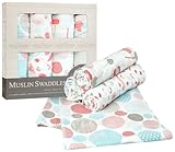 Little Linen Company Muslin Swaddle - Candy by The Little Linen Company