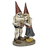 Zombie Gnome - Bones and Brew Skeleton Graveyard Gnomes - Garden Gnome Statue [並行輸入品]