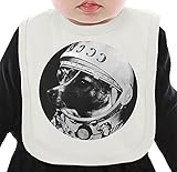 Laika The Space Dog ネクタイを有する有機ビブ Medium