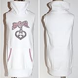 (グッチ) GUCCI ノースリーブワンピース タートルネック ホワイト ハートWG リボンラインストーン 293210 X8856 9093 #4A [並行輸入品]