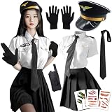 [COZENRE] ハロウィン コスプレ 9点セット 色：ホワイト