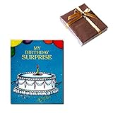 メモリアルギフト 名前入り絵本「びっくり誕生日（大人向き）」 通常大人ラッピング