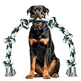 Ycozy 犬 おもちゃ ロープ 6ノット 中型/大型犬 玩具 ロープ 壊れない 犬 紐玩具 100cm 犬噛むおもちゃ 丈夫 ストレス解消