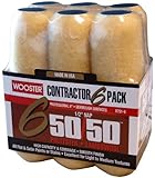 Wooster Brush R751-9 50/50 Roller, 1/2-Inch Nap, 6-Pack, 9-Inch [並行輸入品]