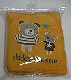 ベビー 湯上り タオル 0-3歳 海 プール 日除けにも (やまぶき色（くま）)