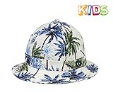 NEW ERA(ニューエラ) キッズ エクスプローラー ハット パーム ツリー ホワイト　帽子