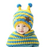 MissとMr　赤ずきんちゃん風 ニット帽 ネックウォーマー セットマフラー ケープ スヌード ニット帽子ニットキャップ キッズ ベビーかわいい 秋 冬 子ども 男の子 女の子 男女兼用 幼児 Kid