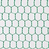 タントレー株式会社 ビニール亀甲金網 グリーン 目開き:20mm #18 線径：1.1mm サイズ：910mm×30m