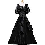 Amazon 貴族お嬢様風 洋装ワンピース 中世ヨーロッパ系 プリンセス 王女様 ドレス ワンピース パニエ付き 巫女 ワンピース チュニック 通販