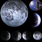 XinxinインドアABS材質6 kindsフェーズ月のLED壁Moon Lamp withリモートコントロールRelaxing Healing Moon Night Light for Kids