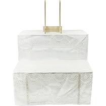 Amazon｜二段祭壇 三段祭壇 木製祭壇 2段 3段 後飾り 白布覆付 カバー