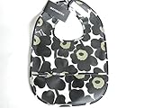 Marimekko マリメッコ　ウニッコ　ブラック　食事用スタイ [並行輸入品]