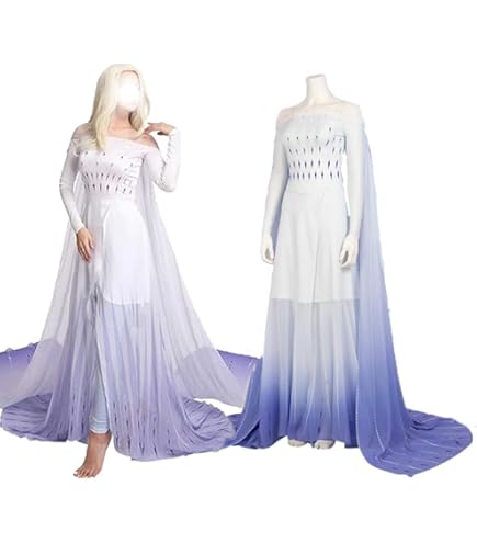 Amazon.co.jp: コスプレ衣装 コスチューム エルサ風 華麗