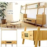 【takano_mokkou 高野木工 LEIRIA レイリア 118TVボード ホワイトオーク】 国産 大川家具 壁面収納 テレビボード 飾り棚 ディスプレイ 本棚