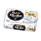 エリエール キレキラ! 1枚で徹底トイレおそうじシート 詰替用 20枚入り(10枚×2個)