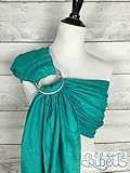 Bibetts Pure Linen Ring Sling 'Aqua' Baby Carrier by Bibetts