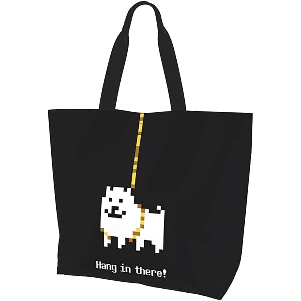 キャラクター付きホワイトバッグ Amazon.co.jp: [ZXHNB] アンダーテール うざいイヌ レディース