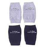 Domybest　ベビー　膝パッド　膝プロテクター　2ペアセット　ニーパッド　膝用サポーター　滑り止め　レッグウォーマー　赤ちゃん (A セット)