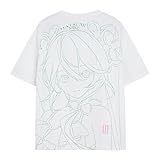 [BLuxe Haven] 初音ミク 半袖，Tシャツ レディース 半袖トップス tシャツ ゆったり“生如夏花”シリーズ (M)