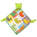 FEILER【フェイラー】 ぬいぐるみ付きハンカチ/おしゃぶりタオル かえる Ducky Patch Schnuffeltuch 25x25 Frosch [並行輸入品]
