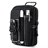 OneTigris Compact MOLLE EDC Pouch Utility Gadget Pouch (Black) [並行輸入品]