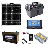 SEKIYA 小学生でも組み立てられる簡単配線で 1200W ポータブル電源 セット 家庭用 オフグリッド 太陽光発電キット ソーラーパネル 50W フレキシブルパネル付 20Aチャージコントローラー