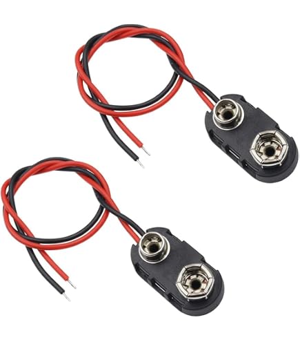 Amazon.co.jp: 9Vバッテリースナップ 5個セット 9V電池スナップ