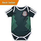 fcbabysuit MexicoベビースーツNational Team Homeコットングリーンサッカーボディスーツ0 – 9のMonthes Infant Onesize 0-9Monthes