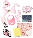 人気5ブランド(エクスプレナード1点、ラヴィ2点、ラヴィNewYork4点、マンディ2点、ミキハウス1点)豪華10点 ギフトセット ブルーカモラブリーボーダー a438