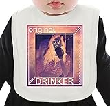 Original Hipster Drinker ネクタイを有する有機ビブ Medium