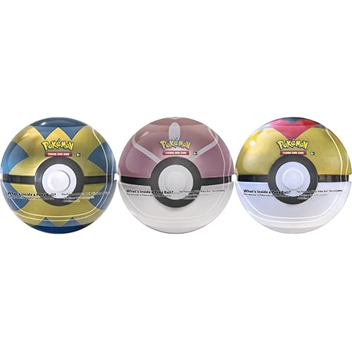 Pokémon | Poke Ball Tin Series 7 | Card Game | Ages 6+ | 2 Players | 10 Minutes Playing Time
