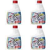 【まとめ買い】 カビキラー キッチン こすらずヌメリとり&除菌 つけかえ用 400g × 4本 台所用 漂白剤