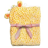 Baby Dumpling Little Fair Hooded Plush Blanket, Giraffe [並行輸入品]