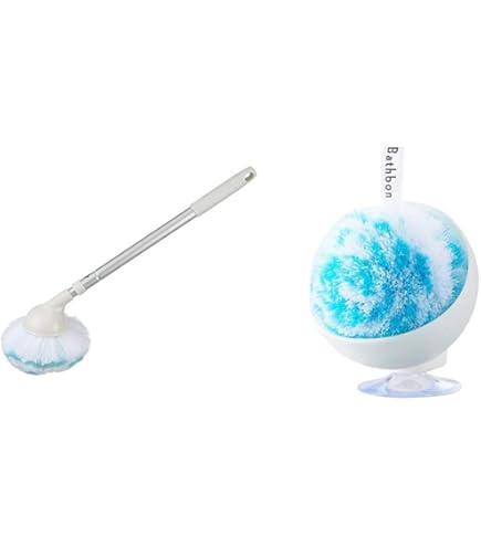 Amazon｜お風呂掃除 ブラシ 伸縮 ユニット 抗菌 ホワイト 174966｜浴室