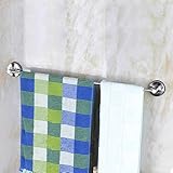 KES Suction Cup Single Towel Bar SUS 304 Stainless Steel No Drill Wall Mount Contemporary Bathroom A