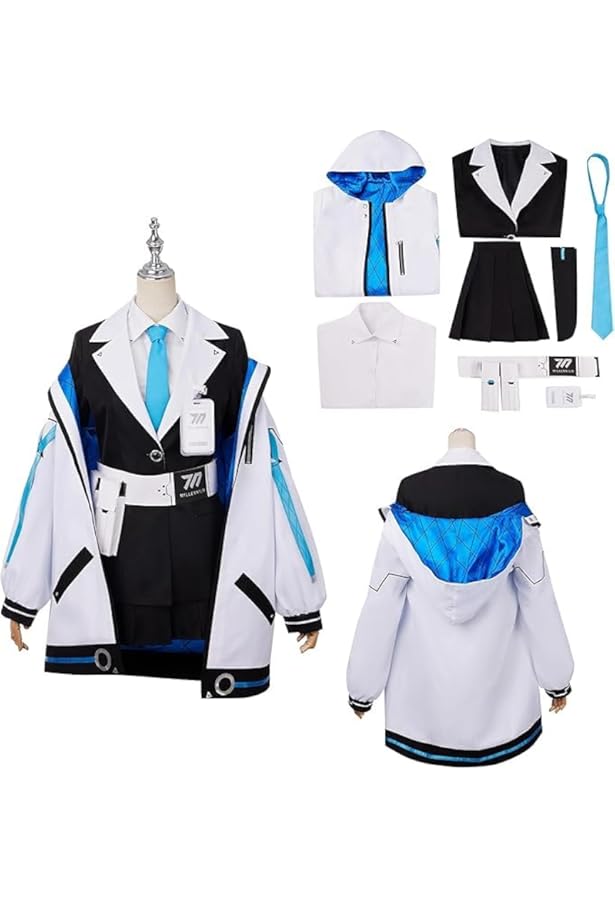 Amazon.co.jp: [AwwwCos] 衣装 早瀬ユウカ 制服 8点セット ユウカ 戦闘